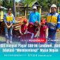 Perwakilan Management PT KES bersama guru dan siswa SDN 06 Landawa berpose di lokasi pembangunan pagar sekolah sebagai dukungan peningkatan fasilitas pendidikan, Jum'at (26/9/2025).