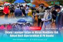 ANTAM VS WARGA - Majelis hakim PN Unaaha meninjau langsung batas wilayah yang disengketakan antara warga dan perusahaan tambang dalam sidang lapangan di areal IUP PT Antam, Jum'at (03/10/2025).