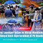 ANTAM VS WARGA - Majelis hakim PN Unaaha meninjau langsung batas wilayah yang disengketakan antara warga dan perusahaan tambang dalam sidang lapangan di areal IUP PT Antam, Jum'at (03/10/2025).