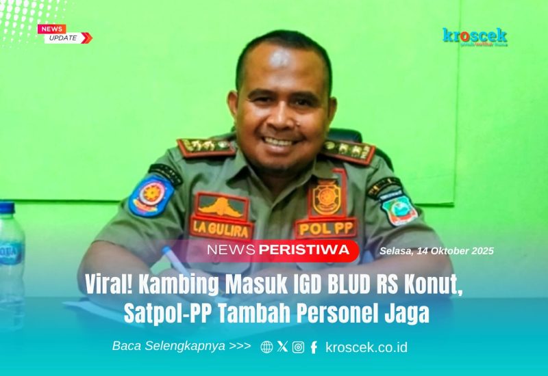 Kepala Satuan Polisi Pamong Praja (Satpol-PP) Konawe Utara, La Gulira Sarimu.