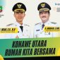 Bupati Konawe Utara, H. Ikbar, S.H., M.H., bersama Wakil Bupati, H. Abuhaera, S.Sos., M.Si., dalam visi bersama Konawe Utara Rumah Kita Bersama pada periode pemerintahan Konasara Jilid III.