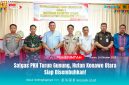 Bupati Konawe Utara, H. Ikbar, S.H., M.H., bersama unsur Forkopimda dan Satgas Kamtib Kabupaten Konawe Utara dalam kegiatan Sosialisasi dan Edukasi Satgas PKH, Kamis (16/10/2025). Kegiatan ini menegaskan sinergi lintas sektor dalam menjaga keamanan, ketertiban, dan keberlanjutan lingkungan daerah.