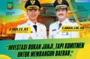INVESTASI - Bupati Konawe Utara, H. Ikbar, S.H., M.H., bersama Wakil Bupati, H. Abuhaera, S.Sos., M.Si., menegaskan komitmen kuat Pemerintah Kabupaten Konawe Utara dalam mendorong investasi berkelanjutan sebagai motor penggerak pembangunan daerah di era Konasara Jilid III.