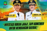INVESTASI - Bupati Konawe Utara, H. Ikbar, S.H., M.H., bersama Wakil Bupati, H. Abuhaera, S.Sos., M.Si., menegaskan komitmen kuat Pemerintah Kabupaten Konawe Utara dalam mendorong investasi berkelanjutan sebagai motor penggerak pembangunan daerah di era Konasara Jilid III.