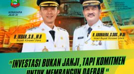 INVESTASI - Bupati Konawe Utara, H. Ikbar, S.H., M.H., bersama Wakil Bupati, H. Abuhaera, S.Sos., M.Si., menegaskan komitmen kuat Pemerintah Kabupaten Konawe Utara dalam mendorong investasi berkelanjutan sebagai motor penggerak pembangunan daerah di era Konasara Jilid III.