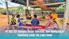 Tim Community Development PT KES 321 saat melakukan pertemuan bersama pengurus Pura Pucak Sari Tambakua, Sabtu (18/10/2025). Kegiatan ini menjadi bagian dari program sosial perusahaan untuk memperkuat nilai toleransi dan keharmonisan antarumat beragama di sekitar wilayah operasional tambang.