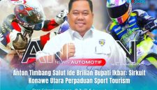 Ketua Ikatan Motor Indonesia (IMI) Provinsi Sulawesi Tenggara (Sultra), Anton Timbang mendukung penuh program pembangunan sirkuit balap motor permanen di Kecamatan Wawolesea, Kabupaten Konawe Utara (Konut).