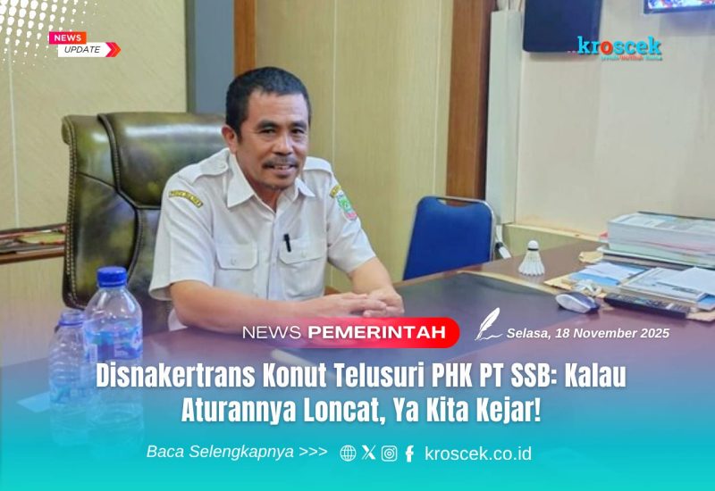 Kepala Disnakertrans Konut, H. M. Ali, S.Pd., M.Si.