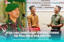 Komandan Kodim 1430/Konawe Utara (Konut), dari Letkol Arh Pramono, S.Sos., M.Han, bersama Bupati Konawe Utara, H. Ikbar, S.H., M.H., tertawa lepas usai disalah satu momen penandatanganan MoU antara Kodim dan Pemkab Konut.