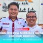Ketua Harian ESI Sulawesi Tenggara, Rusmin Abdul Gani bersama Andi Arjan Syahputra usai resmi menyandang sebagai Ketua Umum ESI Kolaka Timur periode 2025–2029, Minggu, (21/12/2025).