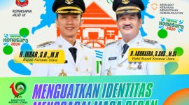 Bupati Konawe Utara, H. Ikbar, S.H., M.H., dan Wakil Bupati Konawe Utara, H. Abuhaera, S.Sos., M.Si., Semarak Hari Ulang Tahun (HUT) ke 19 Tahun Konawe Utara: 2 Januari 2007 - 2 Januari 2026.