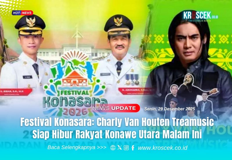Festival Konasara 2026 menyambut HUT Konawe Utara ke-19 Tahun dan Tahun baru 2026, merupakan representatif dari visi besar pemerintah daerah, memperkuat identitas lokal, menggerakkan ekonomi rakyat dengan menghadirkan Charly Van Houten bersama Treamusic hadir sebagai bintang tamu utama.