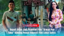 Bupati Konawe Utara, H. Ikbar, S.H., M.H (Peci hitam), tampil sebagai pemeran dalam film horor lokal Arwah Pue Tuko sebagai bentuk dukungan nyata terhadap pengembangan industri perfilman lokal Sulawesi Tenggara.