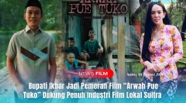 Bupati Konawe Utara, H. Ikbar, S.H., M.H (Peci hitam), tampil sebagai pemeran dalam film horor lokal Arwah Pue Tuko sebagai bentuk dukungan nyata terhadap pengembangan industri perfilman lokal Sulawesi Tenggara.