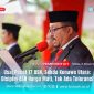 Sekretaris Daerah (Sekda) Kabupaten Konawe Utara (Konut), Dr. Safruddin, S.Pd., M.Pd., usai membacakan naskah disalah satu Upacara peringatan Nasional.