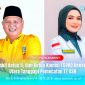 Wakil Ketua II DPRD Konawe Utara (Konut), Muhardin, S.Pd, dari Partai Golongan Karya (Golkar), dan Ketua Komisi I DPRD Konut, Asmawati, A.Md., politikus Partai Bulan Bintang (PBB) Konut.