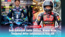 Wawan Wello bernomor balap 38 resmi menggantikan posisi Almarhum Awhin Sanjaya di Tim Anta Jaya Racing. Foto: Ratona Sport.