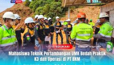 Management PT Bumi Konawe Minerina (BKM) menerima 13 mahasiswa Jurusan Teknik Pertambangan Universitas Muhammadiyah Kendari (UMK) melakukan kunjungan ilmiah ke PT BKM, Senin 19 Januari 2026.