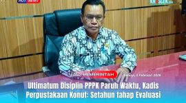 Kepala Dinas Perpustakaan dan Arsip Daerah Kabupaten Konawe Utara (Konut), Djunaedy, S.Pd., M.Si.