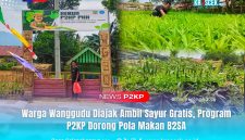 KEBUN P2KP - Gerbang Kebun P2KP PKK Kelurahan Wanggudu, Kecamatan Asera, Kabupaten Konawe Utara (Konut) sebagai pusat pengembangan pangan keluarga.