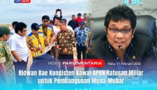 Wakil Ketua Komisi V Dewan Perwakilan Rakyat Republik Indonesia (DPR RI), Ir. Ridwan Bae, menunjukkan kerja nyata sebagai budget advocacy politics di Parlemen Dunia.