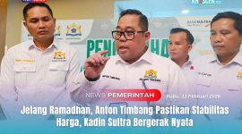 Ketua Kadin Sultra, Anton Timbang memastikan jelang Ramadhan ketersediaan dan harga bahan pasokan daya beli masyarakat tetap terjaga.
