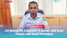 Kepala Badan Keuangan dan Aset Daerah (BKAD) Kabupaten Konawe Utara (Konut), Drs. Irwan.