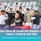 Raider binaan IMI Konawe Utara Wahdany (132) menerima trofi Juara 1 Bebek 2 Tak 125cc Novice, usai tampil kompetitif dalam ajang tingkat Nasional, Blitar Road Race Championship Piala Sahabat Dito 2026 di Kota Blitar, Jawa Timur (Jatim), Minggu (15/02/2026).